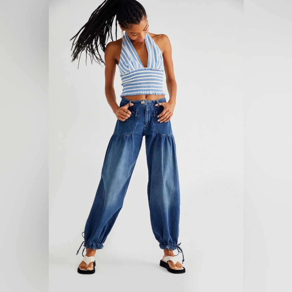 Free People LOTUS Balloon Jeans